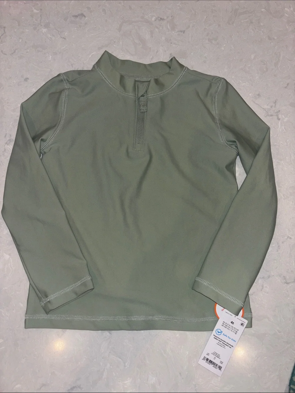 NWT toddler boy long sleeve swim shirt and shorts set